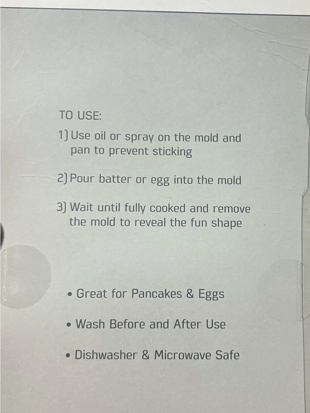 Star Wars—The Mandalorian Pancake or Egg Molds—New
